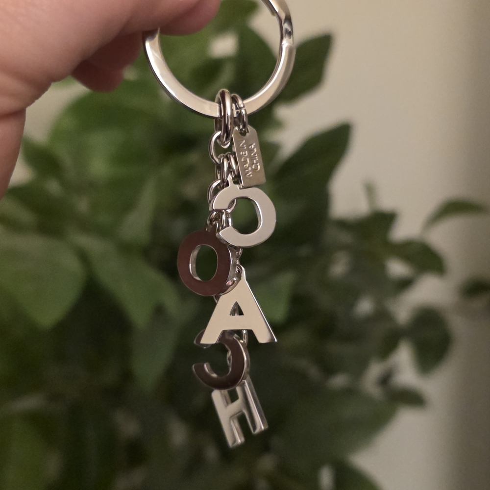 Coach Letter Charm - Silver - Picture 3 of 4